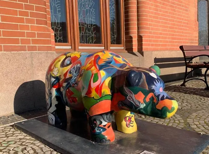 W Slupsku Centrum Bezplatny Parking Lägenhet *